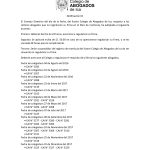 Abogados que NO registraron su firma en el Libro de incorporación del CAI.